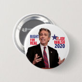 Joe Walsh voor President 2020 Ronde Button 5,7 Cm (Voorkant /achterkant)