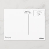 Joe Watts, Texas Cowboy Briefkaart (Achterkant)