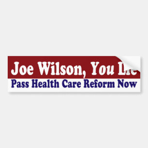Joe Wilson, jij Lie Bumpersticker