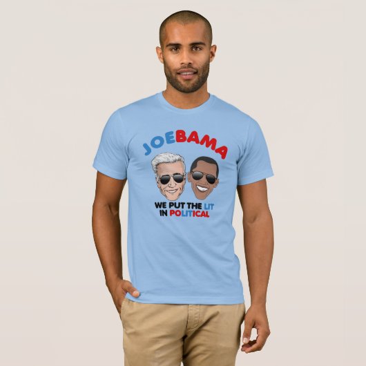 JOEBAMA 2020 - We zetten de Lit in Politiek T-shirt (Voorkant volledig)