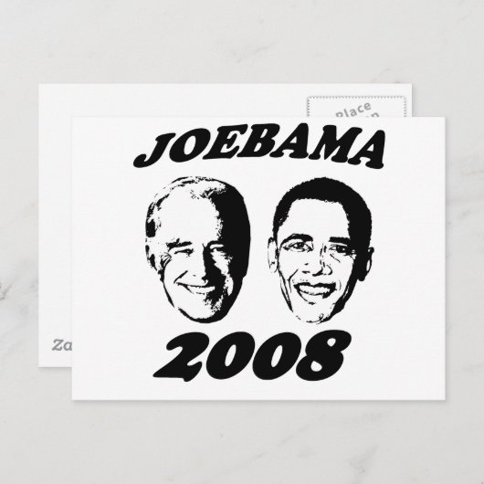 Joebama zwart briefkaart (Voorkant / Achterkant)