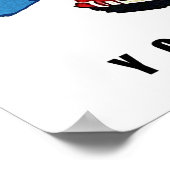 Joegoslavië, Adriatische rally, klassieke auto,  Poster (Hoek)