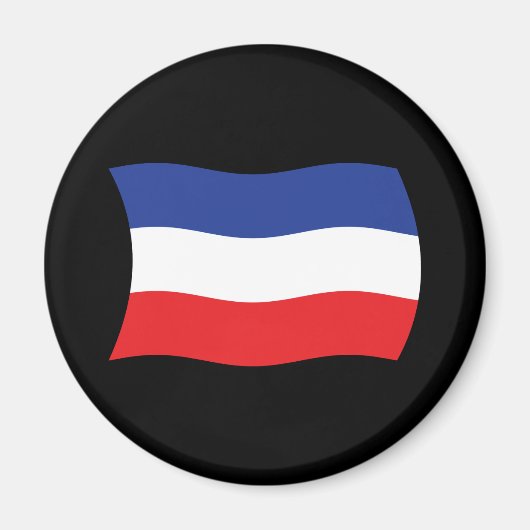 Joegoslavië Flag Magnet (Voorkant)
