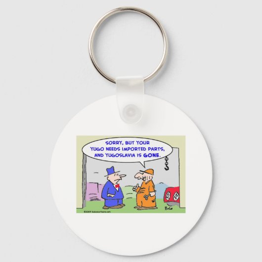 joegoslavië - geïmporteerde delen sleutelhanger (Voorkant)