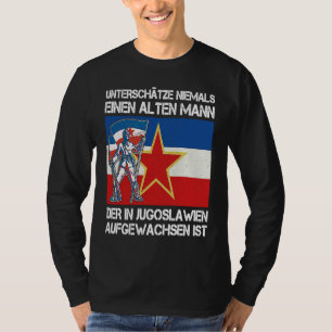 Joegoslavië Joego Jebiga Tito Balkan SFRJ Joegosla T-shirt