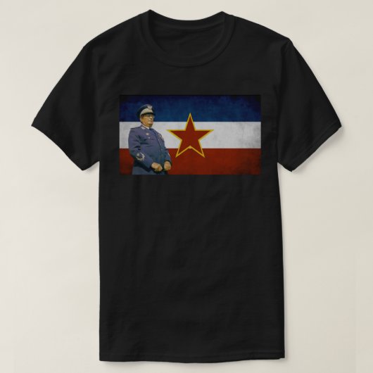 Joegoslavië Josp Broz Tito T-shirt (Design voorkant)