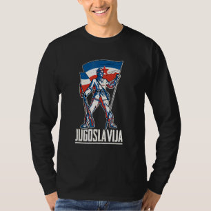 Joegoslavië Jugo Jebiga Tito Balkan Sfry Joegoslav T-shirt