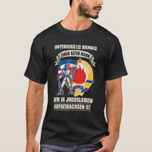 Joegoslavië Jugo Jebiga Tito Balkan Sfry Joegoslav T-shirt