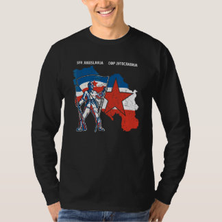 Joegoslavië Jugo Jebiga Tito Balkan Sfry Joegoslav T-shirt