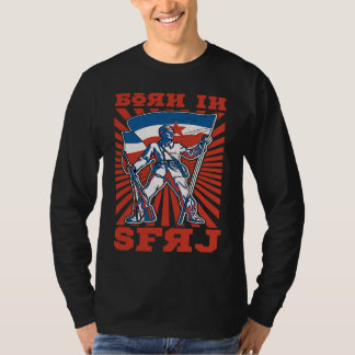 Joegoslavië Jugo Jebiga Tito Balkan SFRY Joegoslav T-shirt