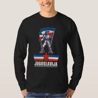 Joegoslavië Jugo Jebiga Tito Balkan Sfry Joegoslav T-shirt