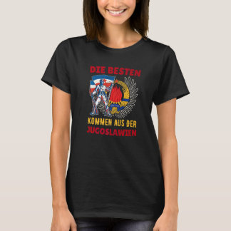 Joegoslavië Jugo Jebiga Tito Balkan Sfry Joegoslav T-shirt