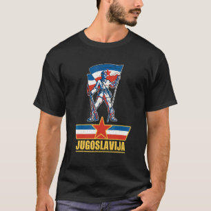 Joegoslavië Jugo Jebiga Tito Balkan Sfry Joegoslav T-shirt