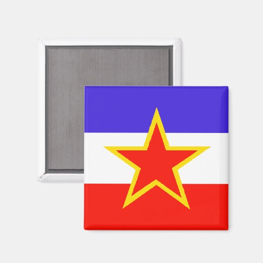Joegoslavië Magneet (Voorkant / Achterkant)
