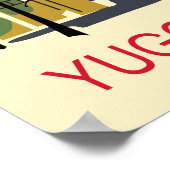 Joegoslavië per auto poster (Hoek)