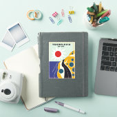 Joegoslavië Per Auto vintage reisposter Sticker (iPad Cover)