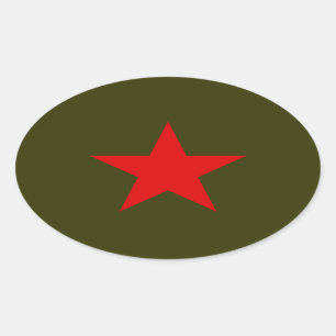 Joegoslavië Red Star Ovale Sticker