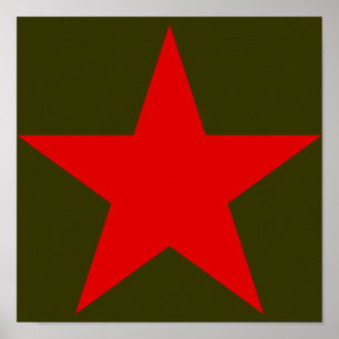 Joegoslavië Red Star Poster