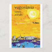 Joegoslavië, Sunny Adriatic Briefkaart (Voorkant)
