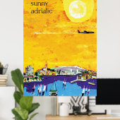 Joegoslavië, Sunny Adriatic Poster (Thuiskantoor)