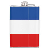 Joegoslavië vlag heupfles (Achterkant)