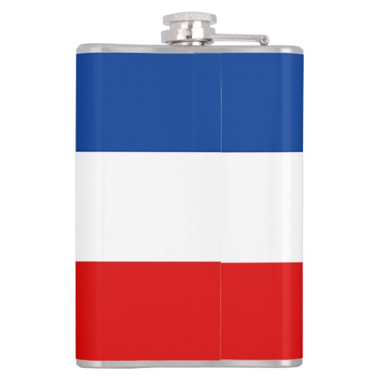 Joegoslavië vlag heupfles (Achterkant)