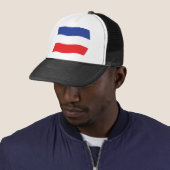 Joegoslavië Vlag Hoed Trucker Pet (In situ)