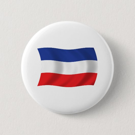 Joegoslavië Vlag Knop Ronde Button 5,7 Cm (Voorkant)