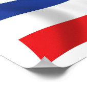 Joegoslavië Vlag Poster Print (Hoek)