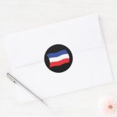 Joegoslavië-vlag Sticker (Envelop)