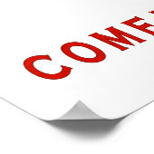 Joegoslavië, vrouw op het strand met fruitverkoper poster (Hoek)