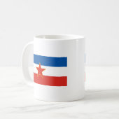 joegoslavische vlag koffiemok (Voorkant links)