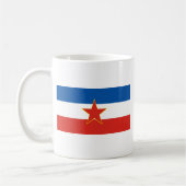 joegoslavische vlag koffiemok (Links)