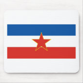 joegoslavische vlag muismat (Voorkant)