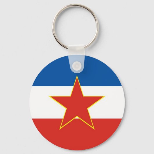 joegoslavische vlag sleutelhanger (Voorkant)