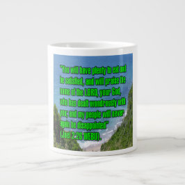 Joel 2:26 WEBU Mug Grote Koffiekop