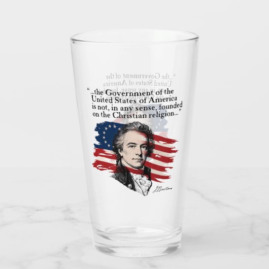 Joel Barlow Glas (Achterkant)