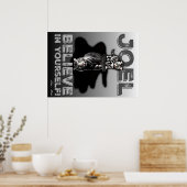Joel, geloof in jezelf! Aangepast Poster (Keuken)
