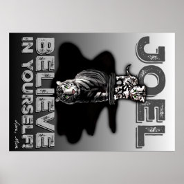 Joel, geloof in jezelf! Aangepast Poster