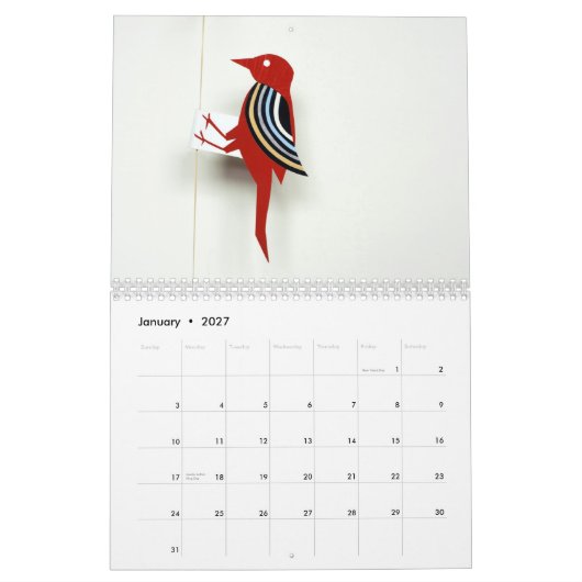 Joel Henriques 2011 Modern Speelgoed Calendar Kalender (Jan 2027)