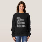JOEL Man Myth Legend Shirt Cadeaus voor Mannen Fun (Voorkant volledig)