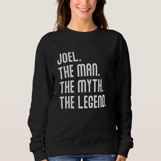 JOEL Man Myth Legend Shirt Cadeaus voor Mannen Fun (Voorkant)