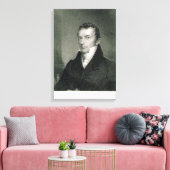 Joel Roberts Poinsett (graving) Canvas Afdruk (Insitu (Woonkamer))