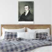 Joel Roberts Poinsett (graving) Canvas Afdruk (Insitu (Slaapkamer))