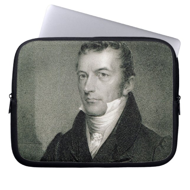 Joel Roberts Poinsett (graving) Laptop Sleeve (Voorkant)