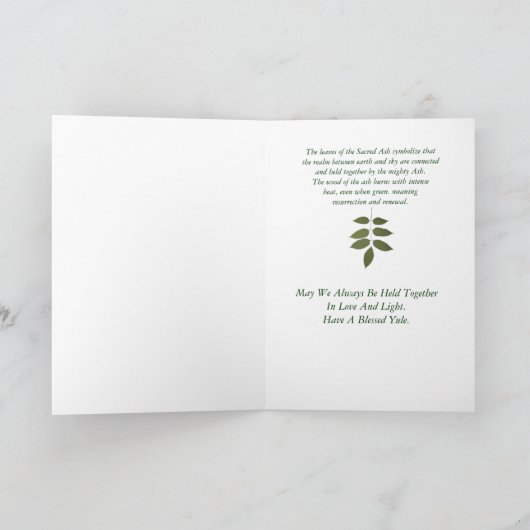 Joel - Terwijl de Es Groeit Feestdagen Kaart (Binnen)