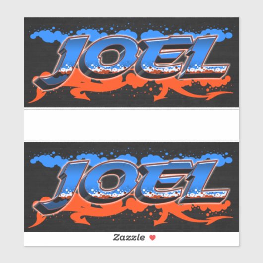 Joel Vorname Name Graffiti Aufkleber Sticker (Vel)