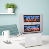 Joel Vorname Name Graffiti Aufkleber Sticker (Laptop op bureau)