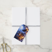 Joel Winter Zonnewende Wolf Uil en Raaf Cadeaulabel (Met Touw)