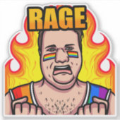 JoeMLyman Rage Sticker (Voorkant)